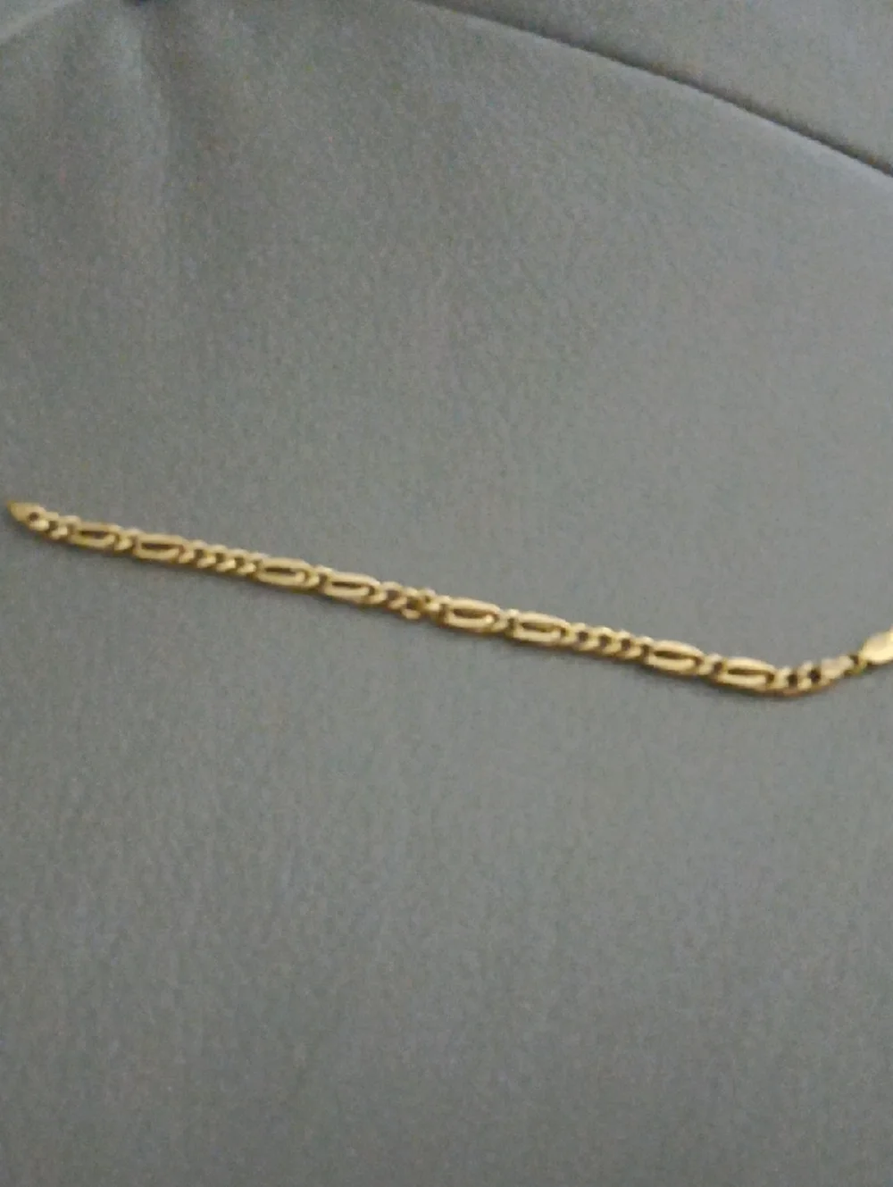 Gold Figaro Bracelet - Classic Design - Picture 1 of 1